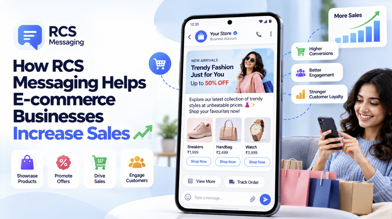How RCS Messaging Helps E-commerce Businesses Increase Sales
